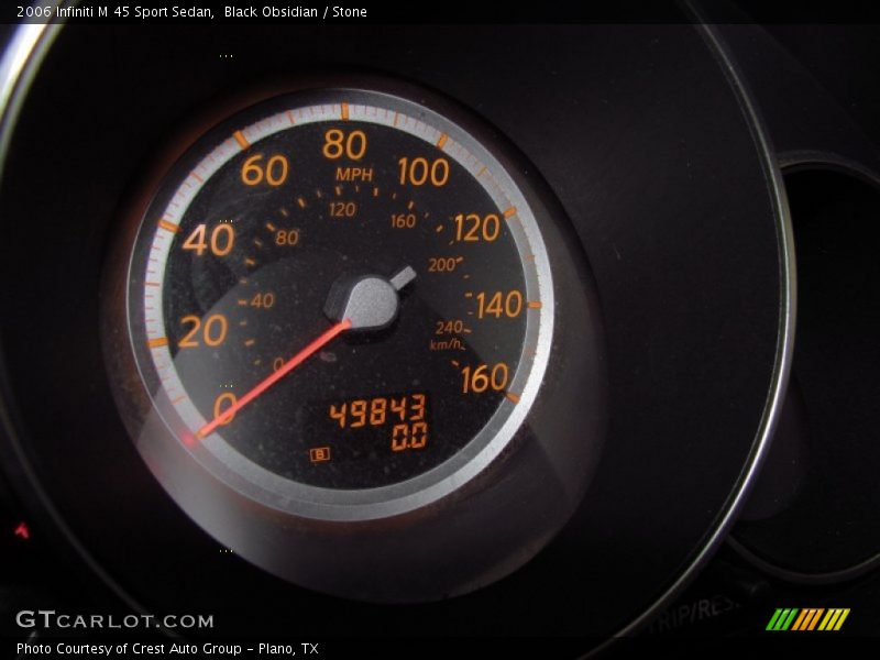Black Obsidian / Stone 2006 Infiniti M 45 Sport Sedan