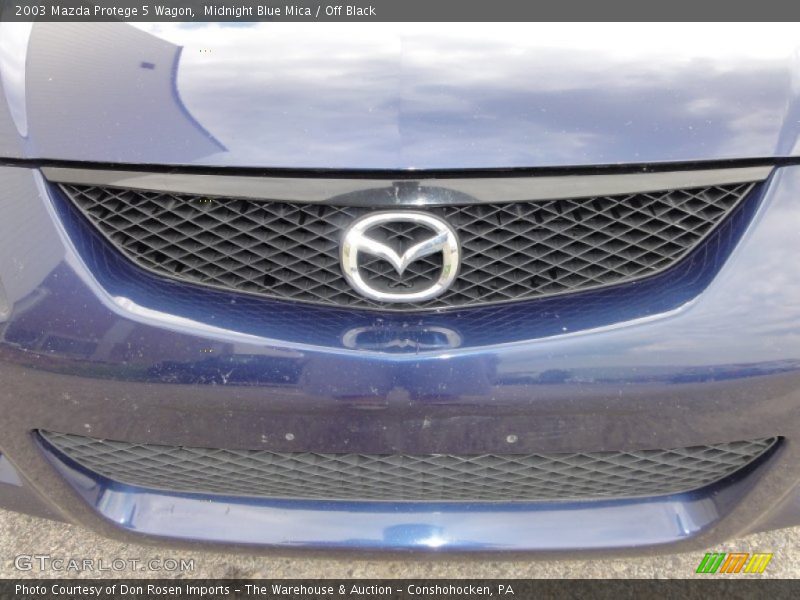 Midnight Blue Mica / Off Black 2003 Mazda Protege 5 Wagon