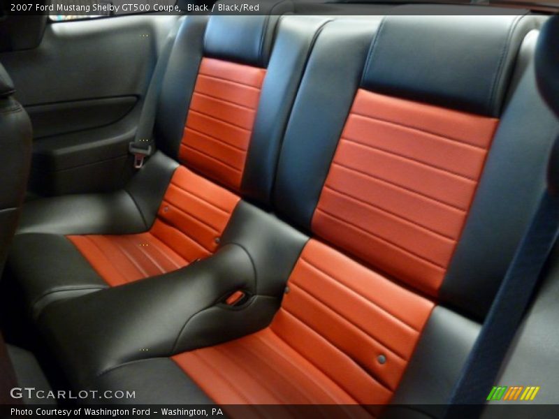  2007 Mustang Shelby GT500 Coupe Black/Red Interior
