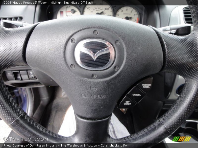 Midnight Blue Mica / Off Black 2003 Mazda Protege 5 Wagon