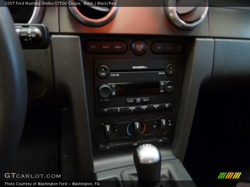 Black / Black/Red 2007 Ford Mustang Shelby GT500 Coupe