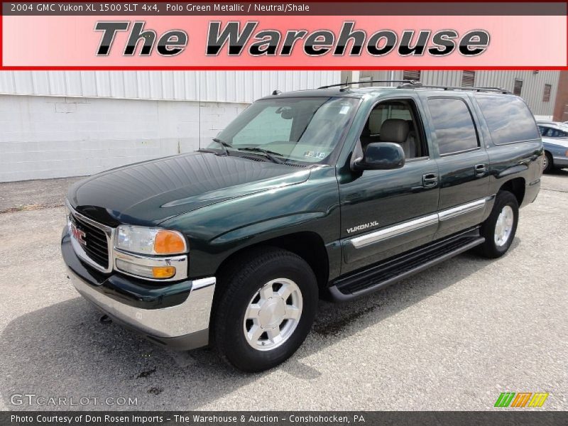 Polo Green Metallic / Neutral/Shale 2004 GMC Yukon XL 1500 SLT 4x4