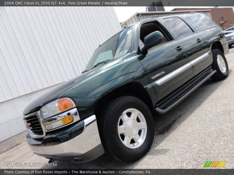 Polo Green Metallic / Neutral/Shale 2004 GMC Yukon XL 1500 SLT 4x4