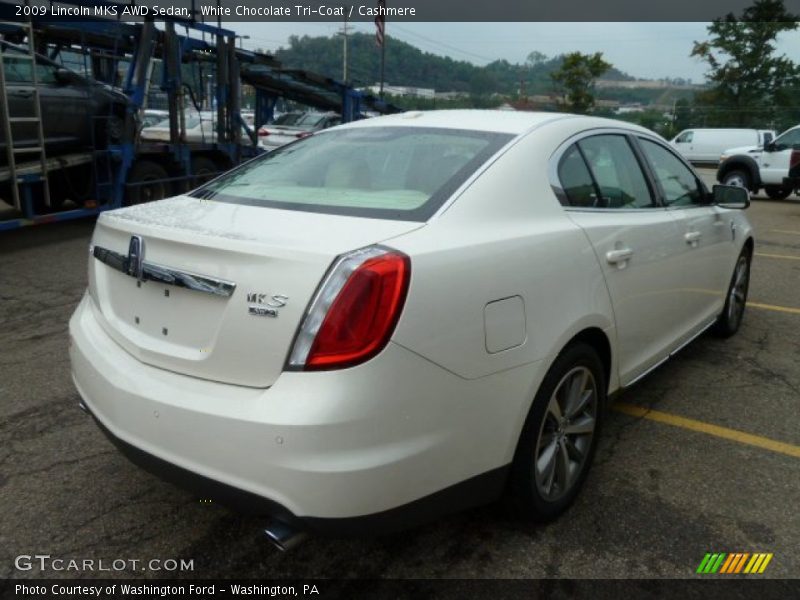 White Chocolate Tri-Coat / Cashmere 2009 Lincoln MKS AWD Sedan