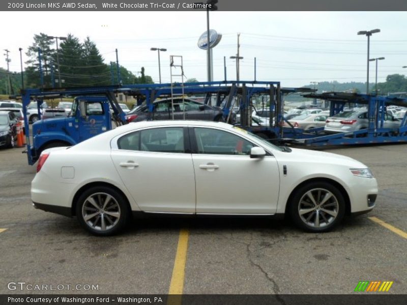 White Chocolate Tri-Coat / Cashmere 2009 Lincoln MKS AWD Sedan