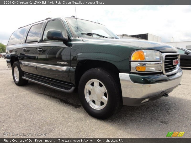 Polo Green Metallic / Neutral/Shale 2004 GMC Yukon XL 1500 SLT 4x4