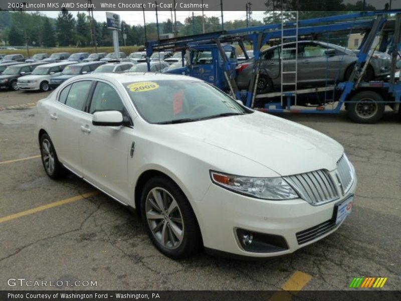 White Chocolate Tri-Coat / Cashmere 2009 Lincoln MKS AWD Sedan