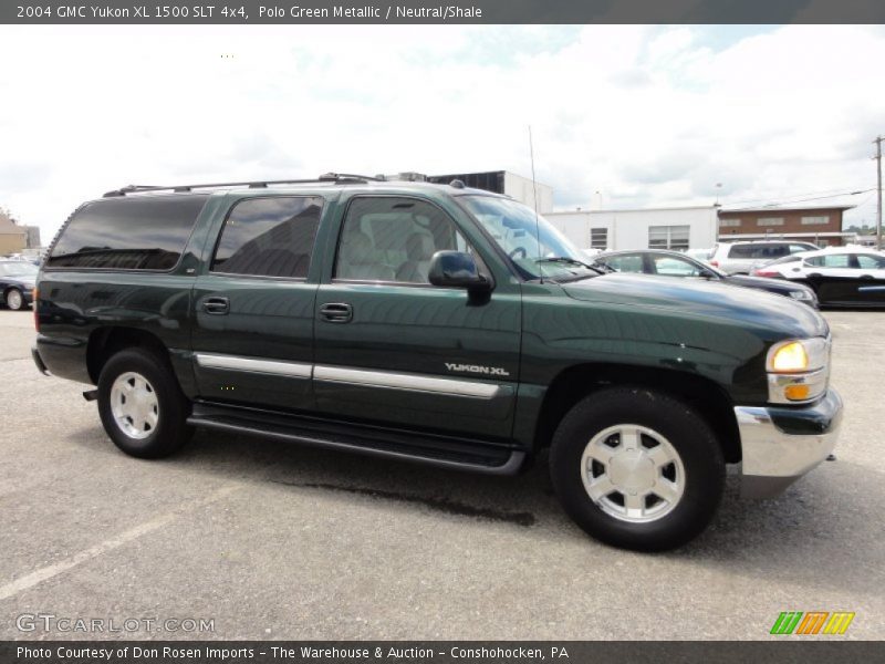 Polo Green Metallic / Neutral/Shale 2004 GMC Yukon XL 1500 SLT 4x4