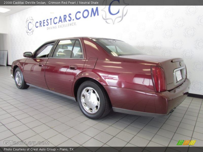 Crimson Red Pearl / Neutral Shale 2000 Cadillac DeVille Sedan