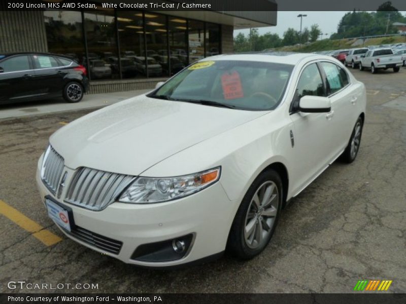 White Chocolate Tri-Coat / Cashmere 2009 Lincoln MKS AWD Sedan