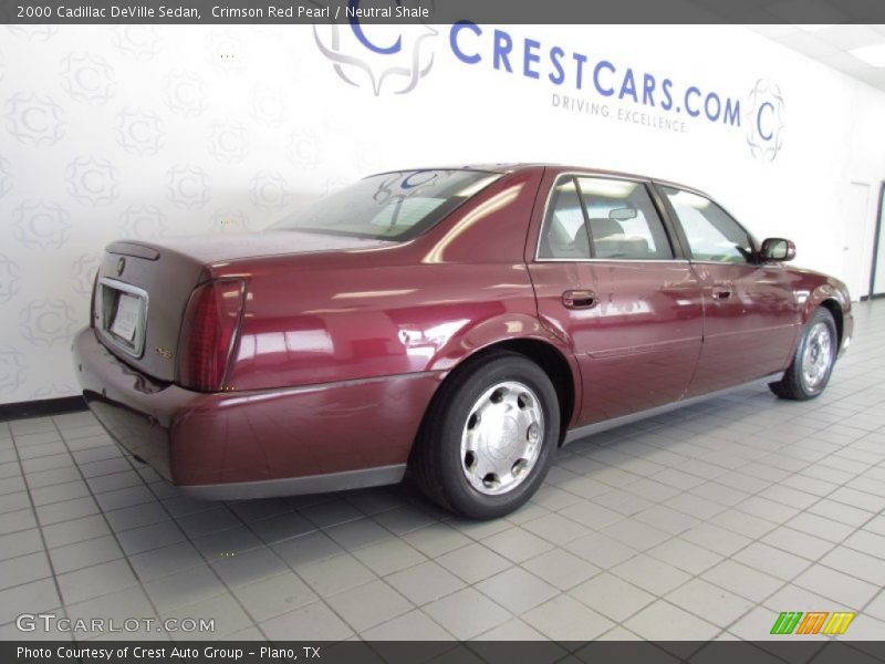 Crimson Red Pearl / Neutral Shale 2000 Cadillac DeVille Sedan