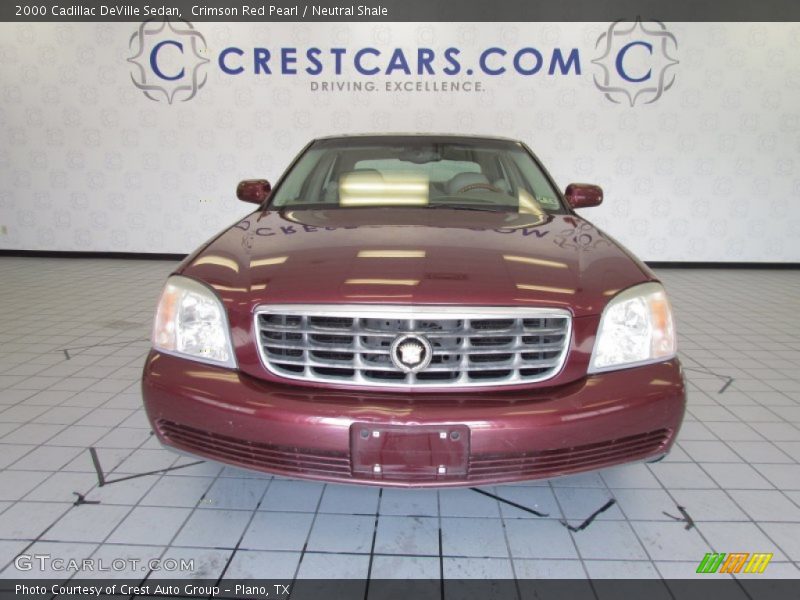 Crimson Red Pearl / Neutral Shale 2000 Cadillac DeVille Sedan