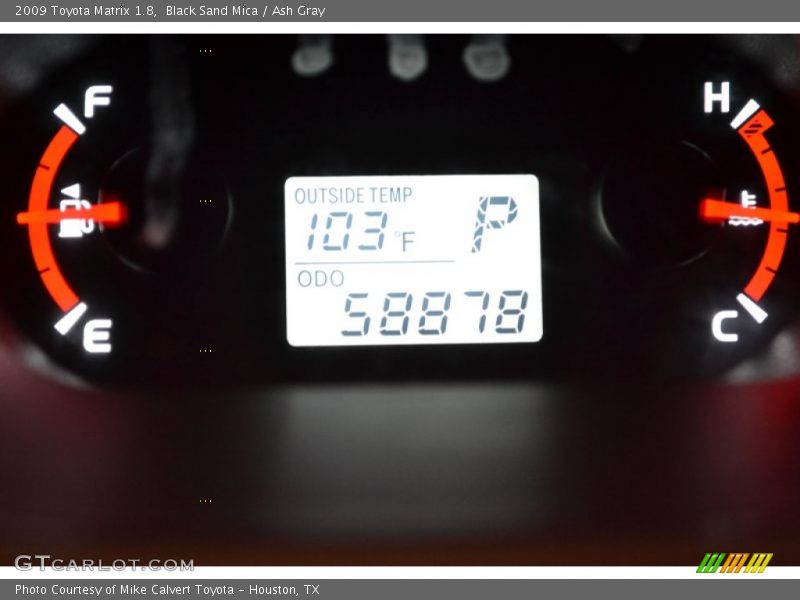 Black Sand Mica / Ash Gray 2009 Toyota Matrix 1.8