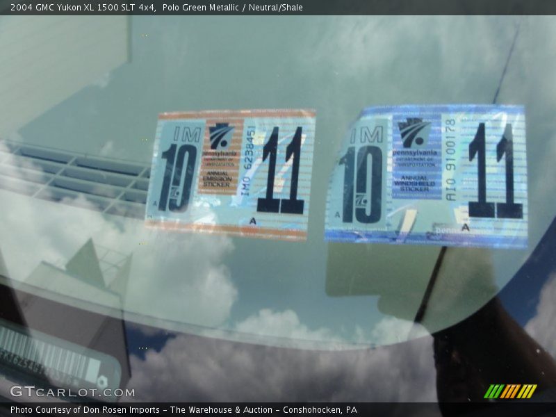 Polo Green Metallic / Neutral/Shale 2004 GMC Yukon XL 1500 SLT 4x4