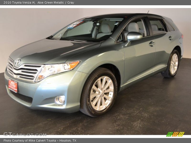 Aloe Green Metallic / Gray 2010 Toyota Venza I4