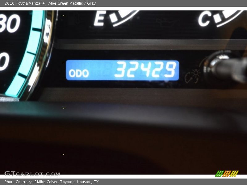 Aloe Green Metallic / Gray 2010 Toyota Venza I4