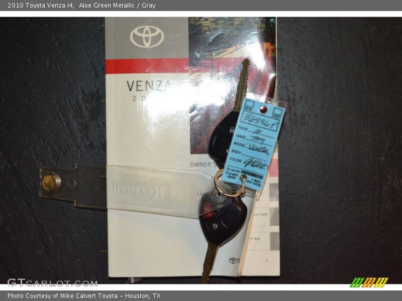 Aloe Green Metallic / Gray 2010 Toyota Venza I4