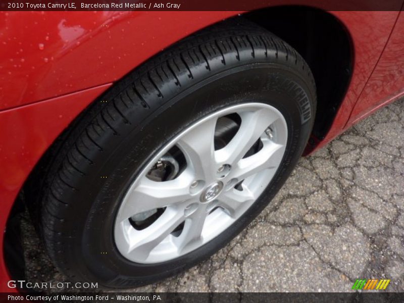 Barcelona Red Metallic / Ash Gray 2010 Toyota Camry LE