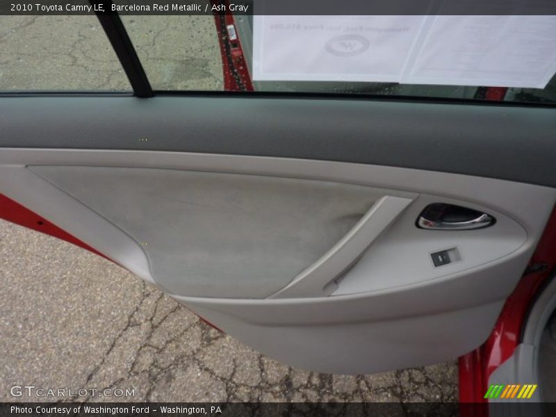 Barcelona Red Metallic / Ash Gray 2010 Toyota Camry LE