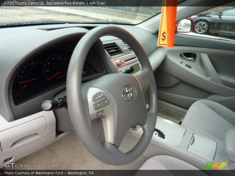 Barcelona Red Metallic / Ash Gray 2010 Toyota Camry LE