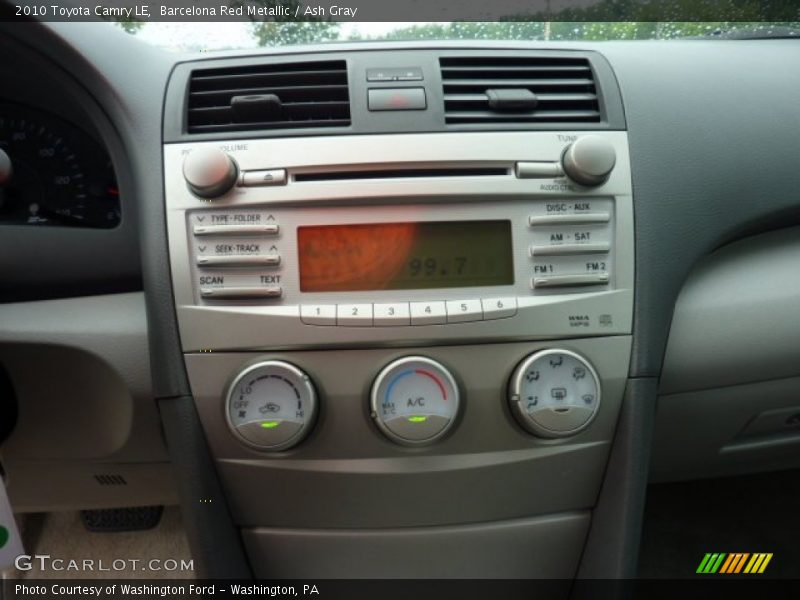 Barcelona Red Metallic / Ash Gray 2010 Toyota Camry LE