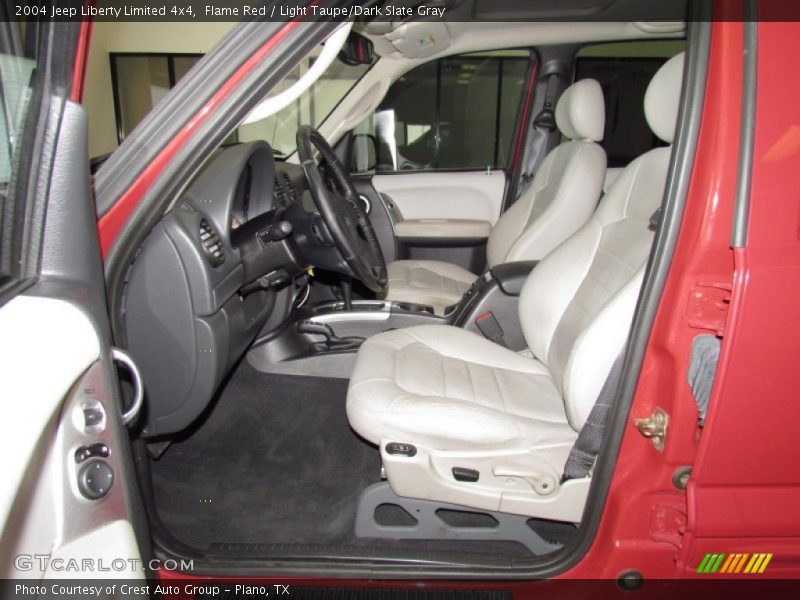 Flame Red / Light Taupe/Dark Slate Gray 2004 Jeep Liberty Limited 4x4