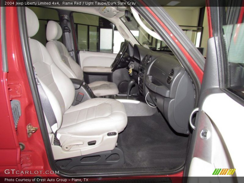 Flame Red / Light Taupe/Dark Slate Gray 2004 Jeep Liberty Limited 4x4