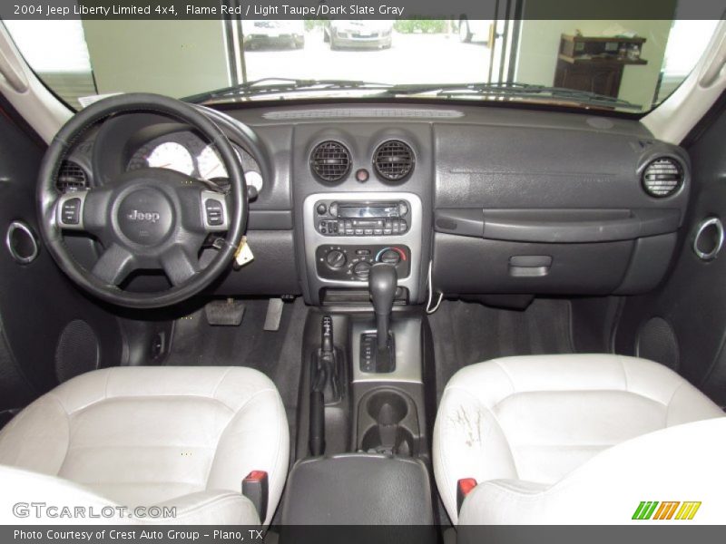 Flame Red / Light Taupe/Dark Slate Gray 2004 Jeep Liberty Limited 4x4