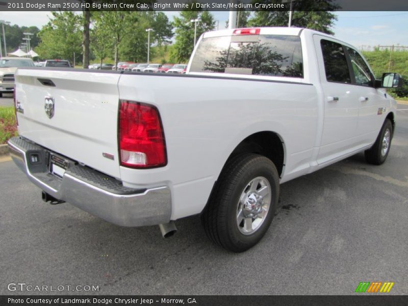 Bright White / Dark Slate/Medium Graystone 2011 Dodge Ram 2500 HD Big Horn Crew Cab