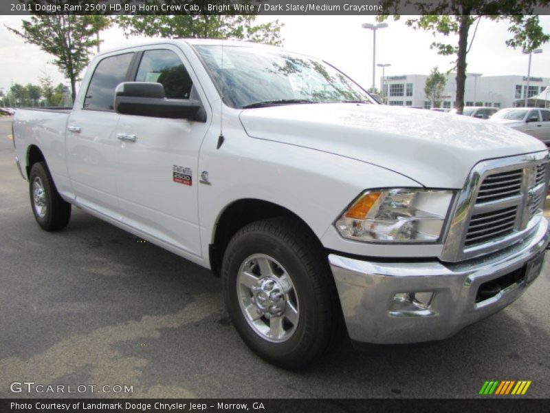 Bright White / Dark Slate/Medium Graystone 2011 Dodge Ram 2500 HD Big Horn Crew Cab
