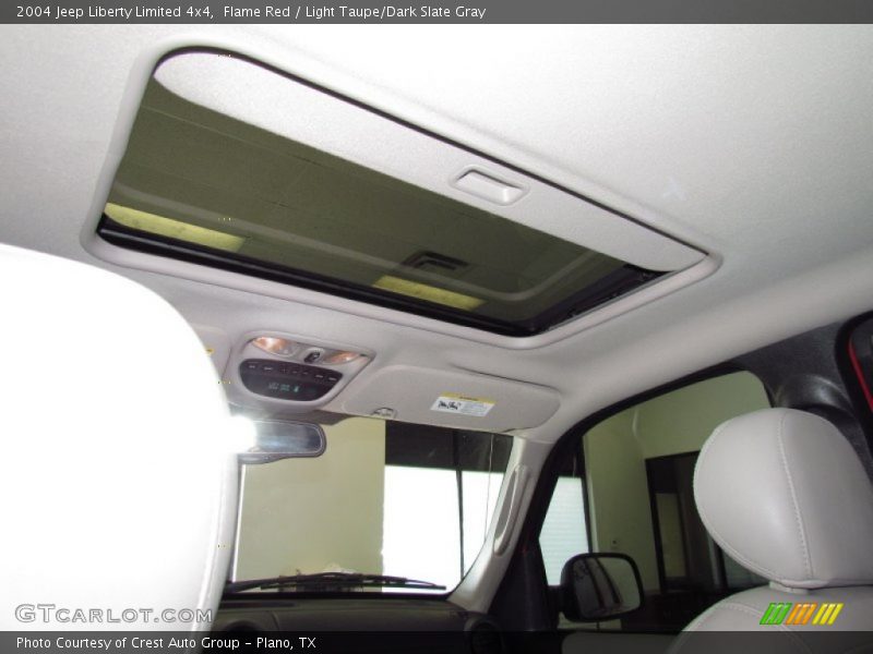 Flame Red / Light Taupe/Dark Slate Gray 2004 Jeep Liberty Limited 4x4