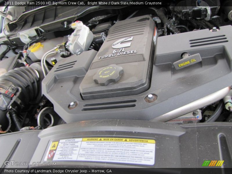 Bright White / Dark Slate/Medium Graystone 2011 Dodge Ram 2500 HD Big Horn Crew Cab