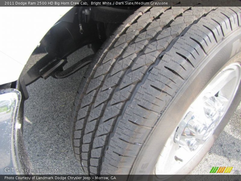 Bright White / Dark Slate/Medium Graystone 2011 Dodge Ram 2500 HD Big Horn Crew Cab