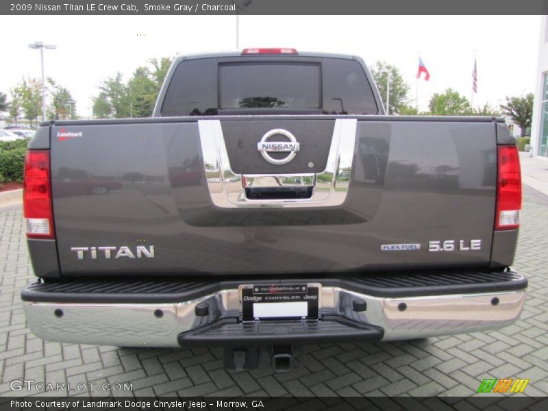 Smoke Gray / Charcoal 2009 Nissan Titan LE Crew Cab