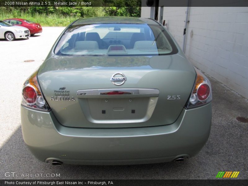 Metallic Jade / Blond 2008 Nissan Altima 2.5 S