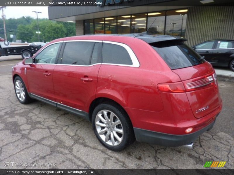 Red Candy Metallic / Light Stone 2010 Lincoln MKT AWD