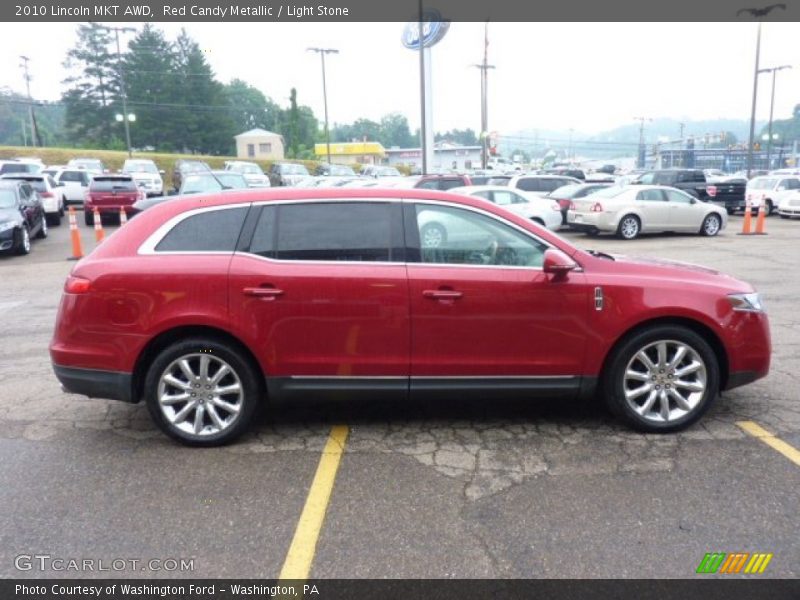 Red Candy Metallic / Light Stone 2010 Lincoln MKT AWD
