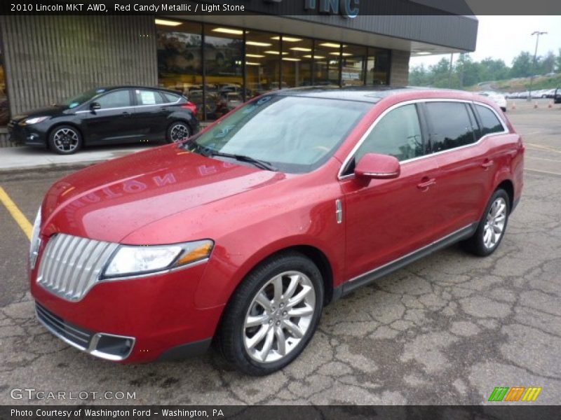 Red Candy Metallic / Light Stone 2010 Lincoln MKT AWD