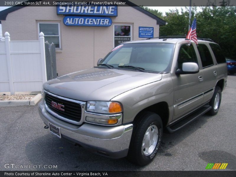 Sandalwood Metallic / Pewter/Dark Pewter 2003 GMC Yukon SLT 4x4