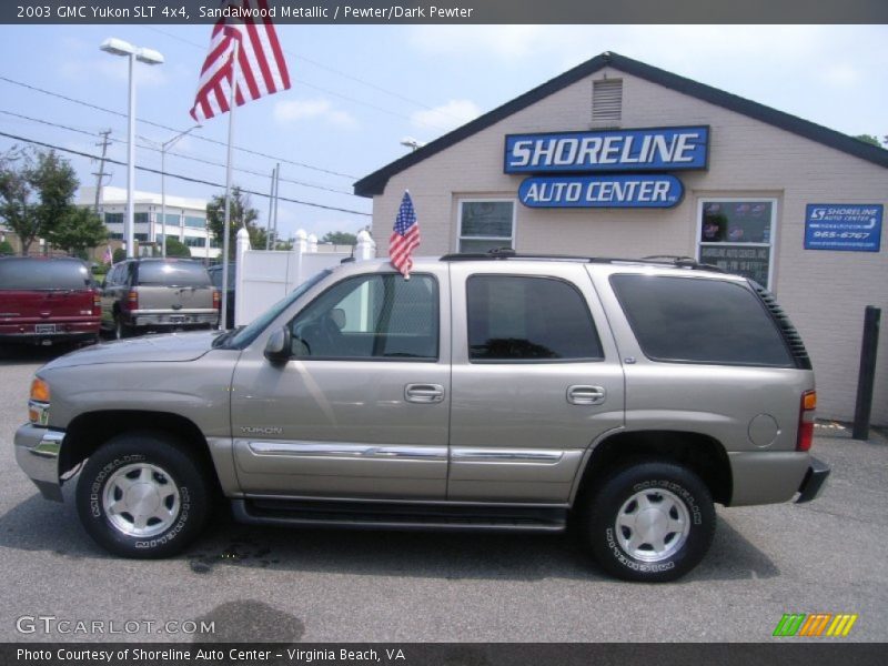 Sandalwood Metallic / Pewter/Dark Pewter 2003 GMC Yukon SLT 4x4