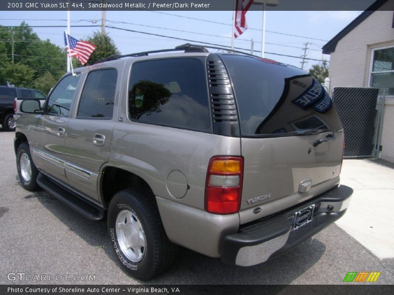 Sandalwood Metallic / Pewter/Dark Pewter 2003 GMC Yukon SLT 4x4