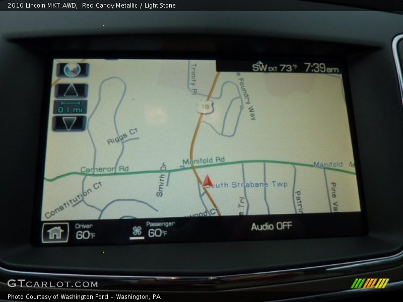Navigation of 2010 MKT AWD
