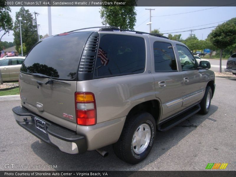 Sandalwood Metallic / Pewter/Dark Pewter 2003 GMC Yukon SLT 4x4