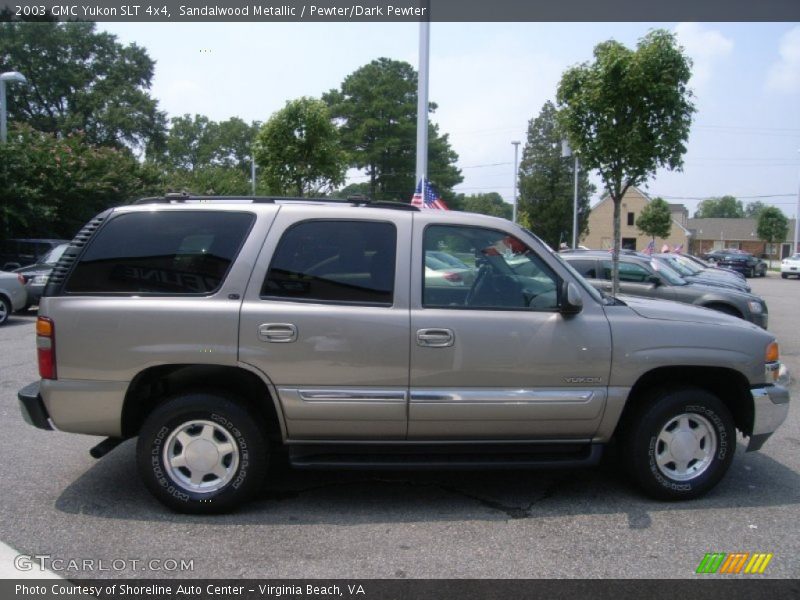 Sandalwood Metallic / Pewter/Dark Pewter 2003 GMC Yukon SLT 4x4