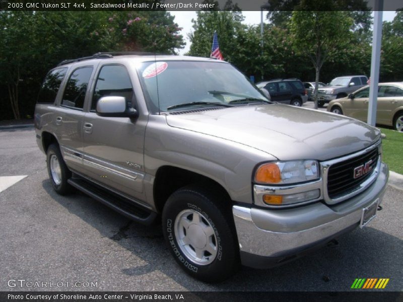 Sandalwood Metallic / Pewter/Dark Pewter 2003 GMC Yukon SLT 4x4