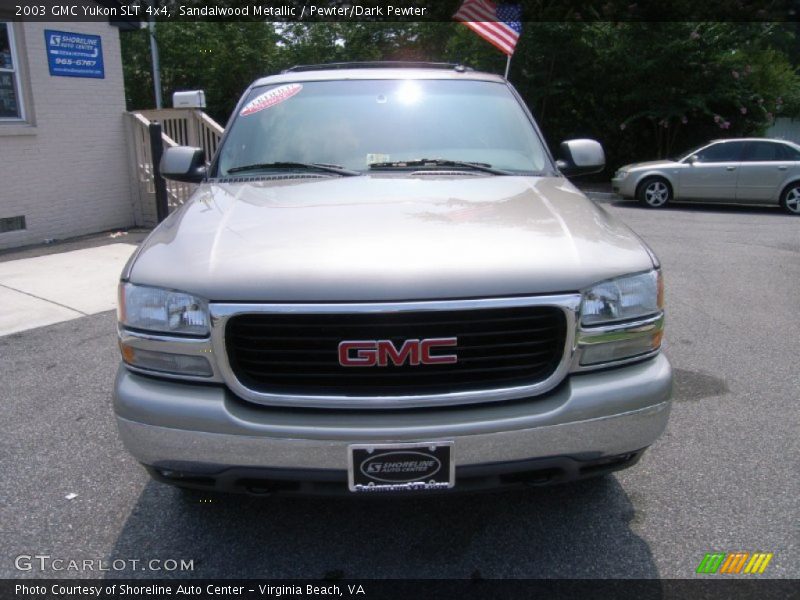 Sandalwood Metallic / Pewter/Dark Pewter 2003 GMC Yukon SLT 4x4
