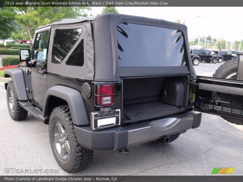 Black / Dark Slate Gray/Medium Slate Gray 2010 Jeep Wrangler Sport Mountain Edition 4x4