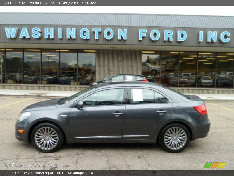 Azure Gray Metallic / Black 2010 Suzuki Kizashi GTS