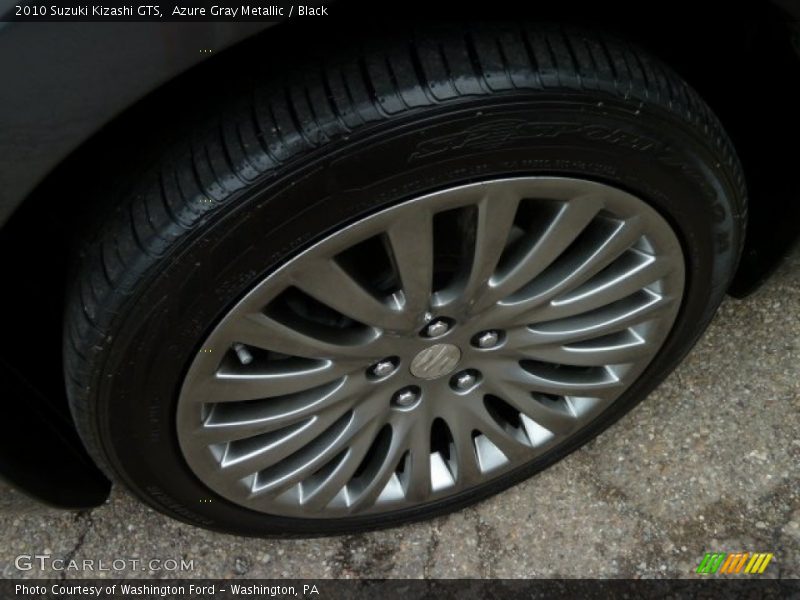 Azure Gray Metallic / Black 2010 Suzuki Kizashi GTS