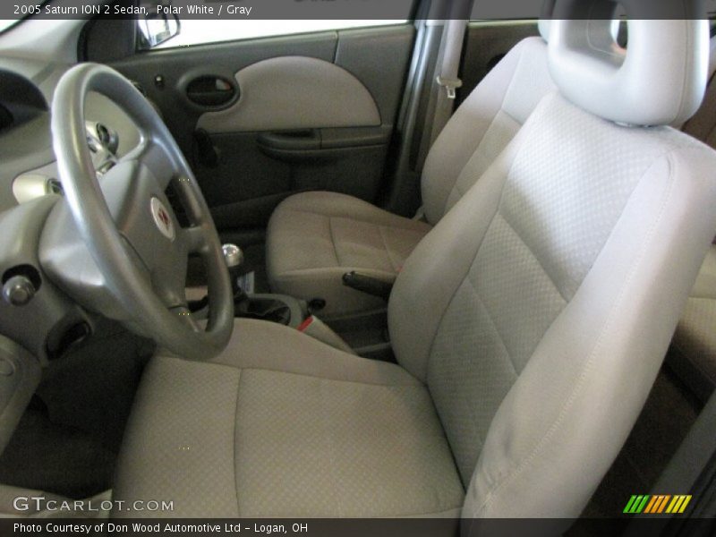 Polar White / Gray 2005 Saturn ION 2 Sedan